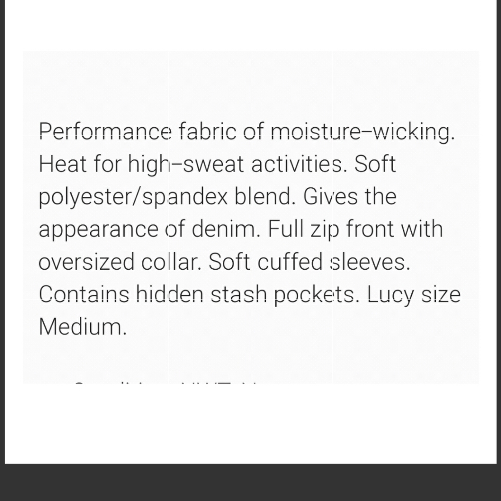 Lucy Indigo Trucker Performance Jacket - image 7